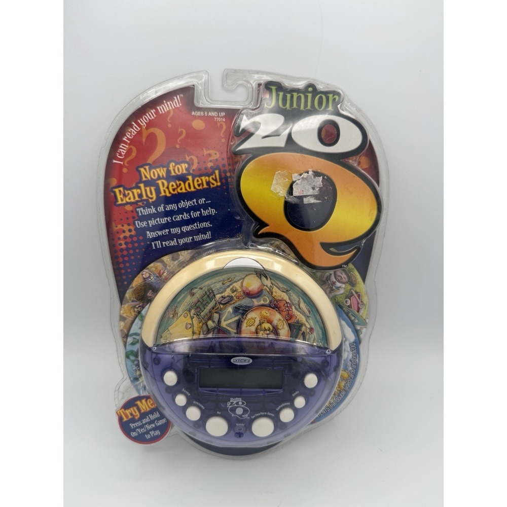 Sealed 2006 Radica Junior 20 Q Questions Early Reader Handheld Electronic Game